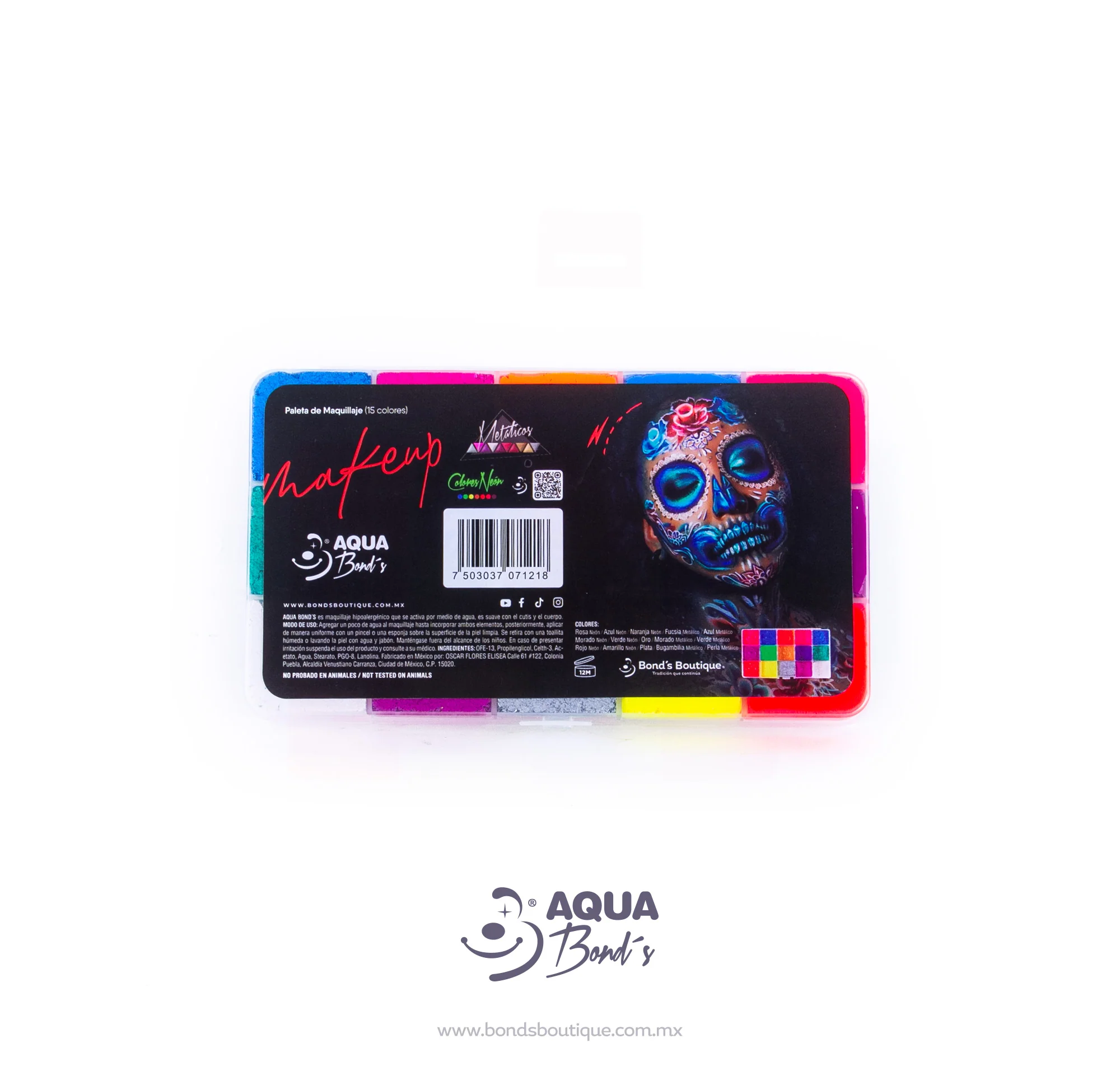 Paleta de 15 colores "Neón/Metálico" - Image 4