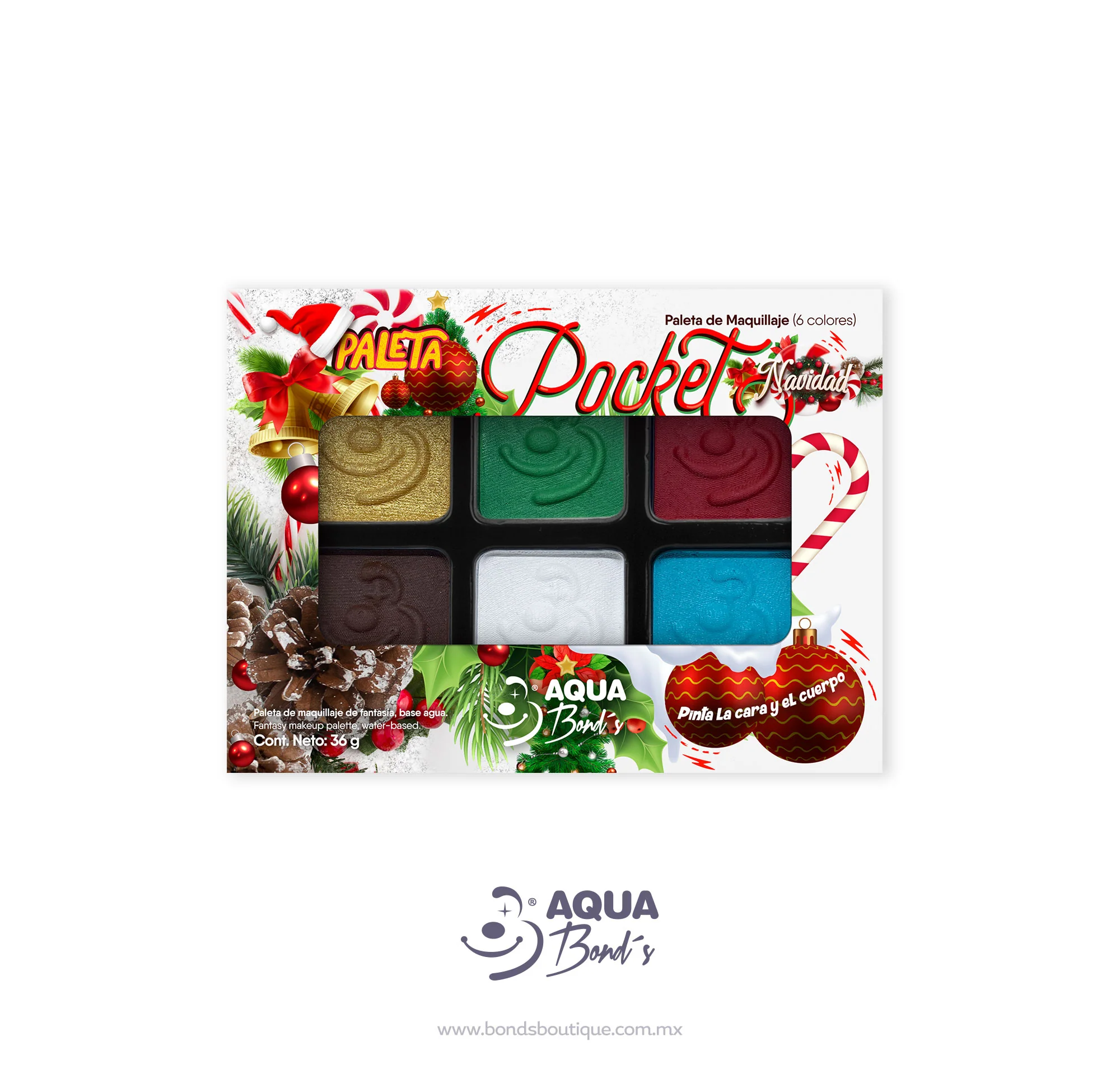 Paleta Pocket de 6 Colores Navidad - Image 3